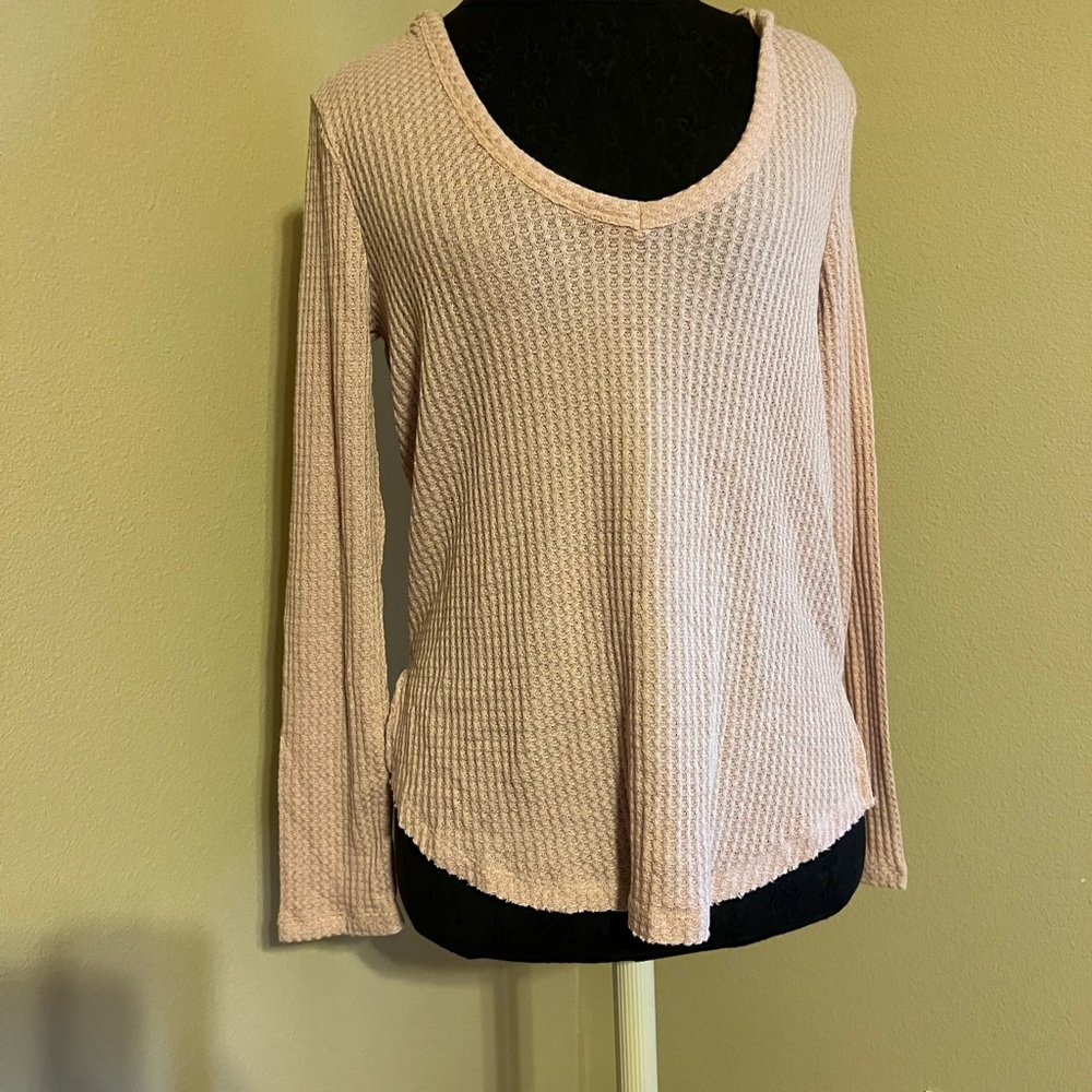 ❤️ Forever 21 waffle knit hoodie shirt